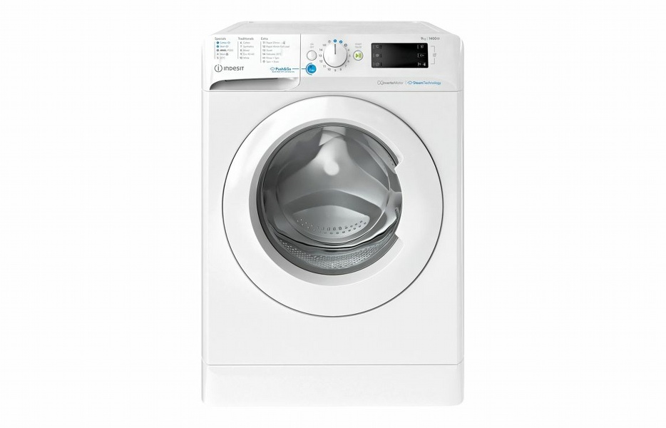 Indesit BWE 91496X WV UK F/S 9kg 1400rpm Washing Machine - White