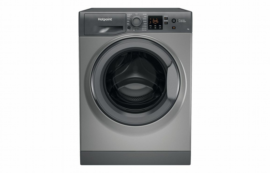 Hotpoint NSWF 743U GG UK N F/S 7kg 1400rpm Washing Machine - Graphite