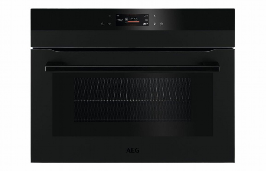 AEG KMK768080T B/I 1000W Combination Microwave & Grill - Matt Black