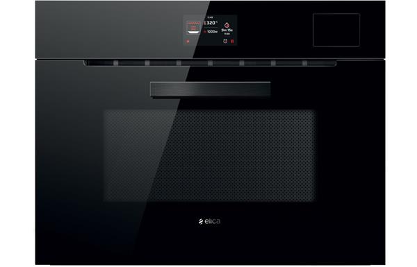 Elica Virtus 645 TFT B/I 1000W Combination Microwave - Black Gloss