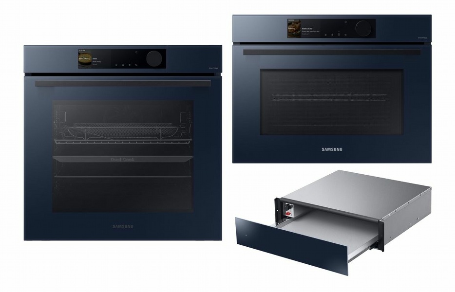 Samsung Oven  Compact & Warming Drawer Pack 1 - Clean Navy (NV7B6675CAN/U4  NQ5B6753CAN/U4 & NL20B5100WN/EU)