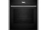 Neff N70 B54CR71N0B B/I Single Slide&Hide Pyrolytic Oven - Black w/Steel Trim