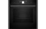 Neff N90 B64FT53G0B B/I Single Slide&Hide Electric Oven w/Steam - Black w/Graphite Grey Trim