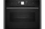 Neff N90 C24FT53G0B B/I Compact Steam Oven - Black w/Graphite Grey Trim