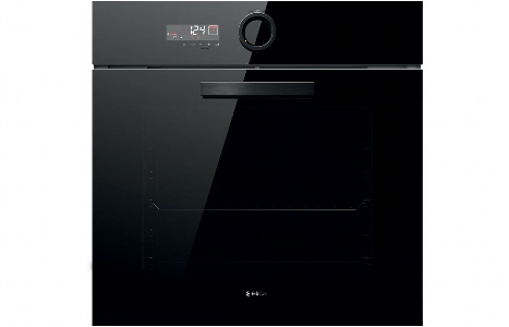 Elica Virtus Multi 60 DD Single Electric Oven - Black Gloss