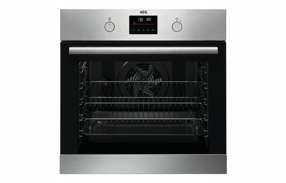 AEG BEK335061M Single Electric Oven - St/Steel