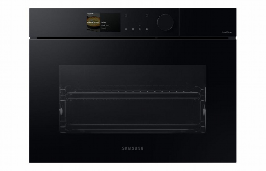 Samsung Bespoke Series 7 NQ5B7993AAK/U4 Compact Steam Combination Oven - Black Glass