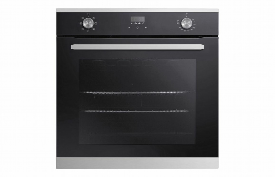 Prima PRSO112 Single Electric Oven - Black & St/Steel