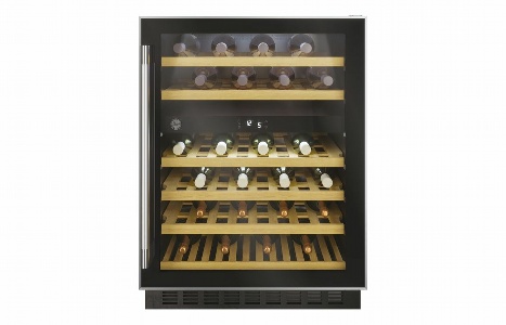 Hoover H500 HWCB 60 UK/N 60cm Wine Cooler - Black Glass & St/Steel