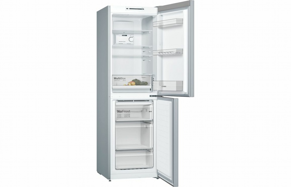 Bosch Series 2 KGN34NLEAG F/S No Frost 50/50 Fridge Freezer - St/Steel