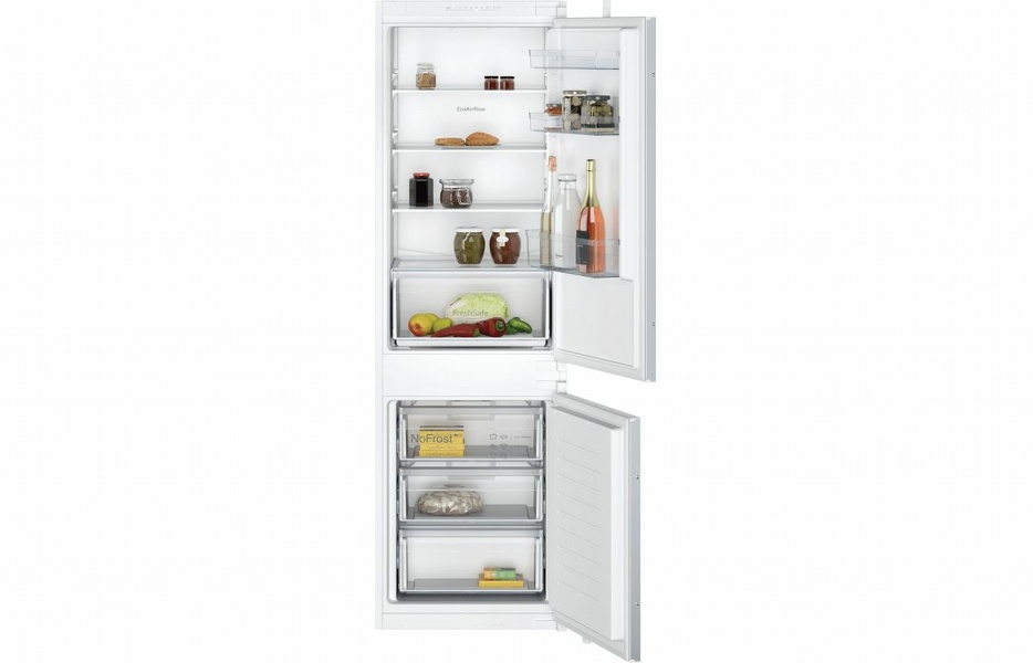 Neff N30 KI7861SE0G B/I NoFrost 60/40 Fridge Freezer (Sliding Hinge)