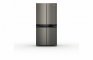 Hotpoint HQ9 U2BL G F/S No Frost American Fridge Freezer - Black & St/Steel