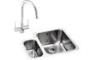 Abode Matrix 1.5B RHMB Undermount St/Steel Sink & Nexa Tap Pack