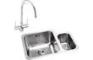 Abode Matrix 1.5B LHMB Undermount St/Steel Sink & Nexa Tap Pack