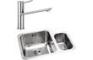 Abode Matrix 1.5B LHMB Undermount St/Steel Sink & Specto Tap Pack