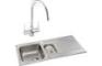 Abode Connekt 1.5B Inset St/Steel Sink & Nexa Tap Pack