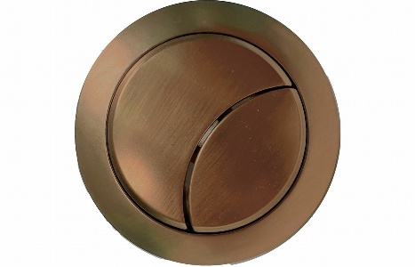 Dual Push Button (Cable) - Brushed Bronze