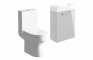 Sabanto 410mm W/H Basin Unit & C/C Toilet Pack - Grey Gloss