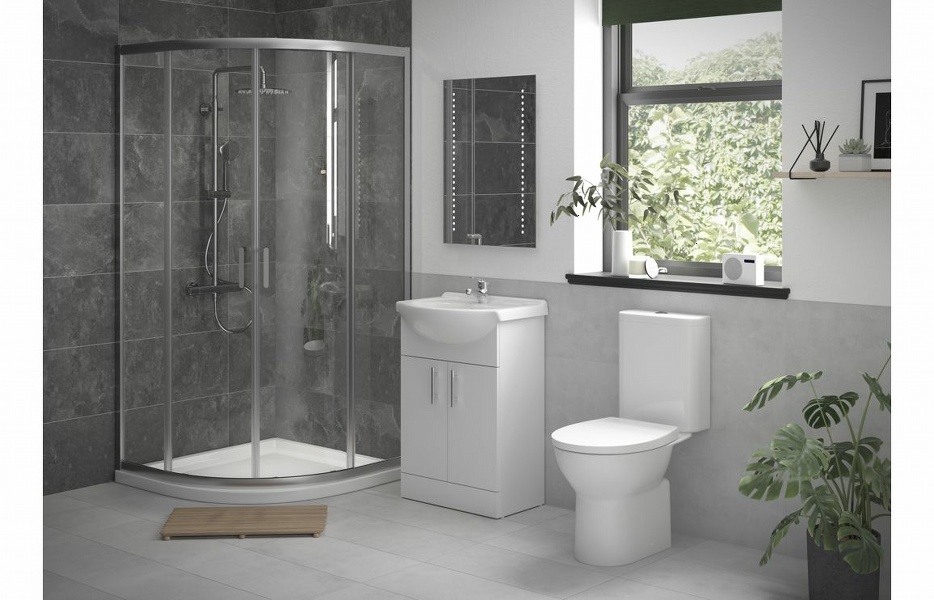 Tarassa Full Suite with 900mm 2 Door Easy-Fit Quadrant & Tray