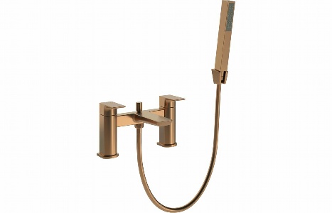 Berrinios Bath/Shower Mixer - Brushed Bronze