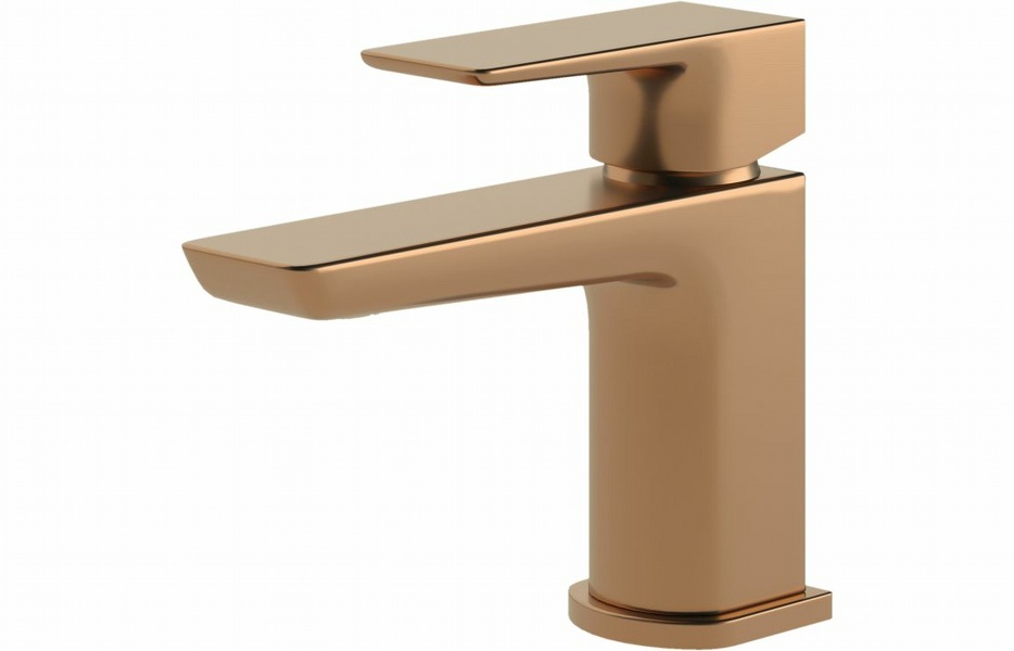 Berrinios Basin Mixer & Waste - Brushed Bronze