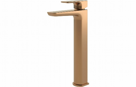 Berrinios Tall Basin Mixer - Brushed Bronze