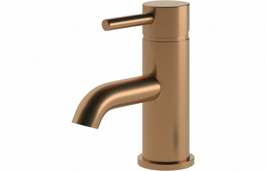 Pontias Basin Mixer & Waste - Brushed Bronze