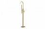 Evolution Floor Standing Bath/Shower Mixer - Brushed Brass