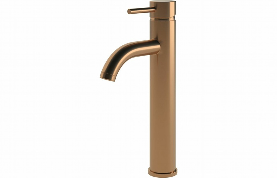 Pontias Tall Basin Mixer - Brushed Bronze