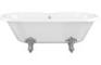 Richmand Freestanding 1690x740x620mm 2TH Bath w/Feet - White