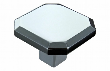 34mm Octagonal Knob - Chrome