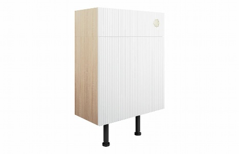 Texorto 600mm WC Unit (No Top) - Matt White