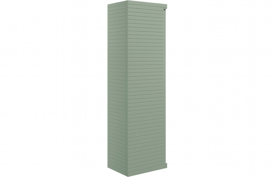 Sight 350mm Wall Hung 1 Door Tall Unit - Matt Willow Green