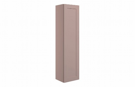 Kensington 350mm Wall Hung 1 Door Tall Unit - Matt Peony