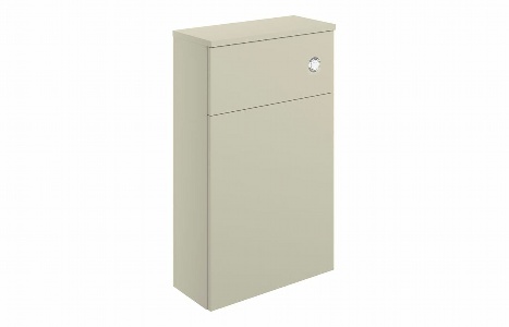 Plush 503mm Floor Standing WC Unit - Matt Cotton