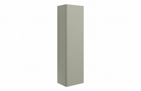 Sky 350mm Wall Hung 1 Door Tall Unit - Matt Latte