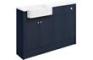 Valinso 1242mm Basin & WC Unit Pack (LH) - Indigo Ash