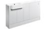 Texorto 1542mm Basin  WC & 1 Door Unit Pack (LH) - Matt White