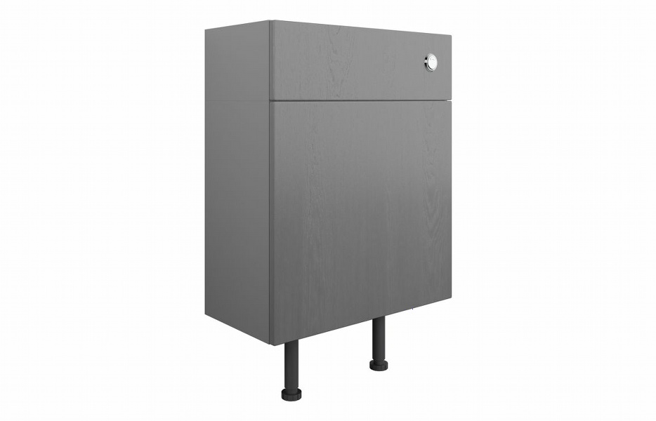 Valinso 600mm WC Unit (No Top) - Grey Ash