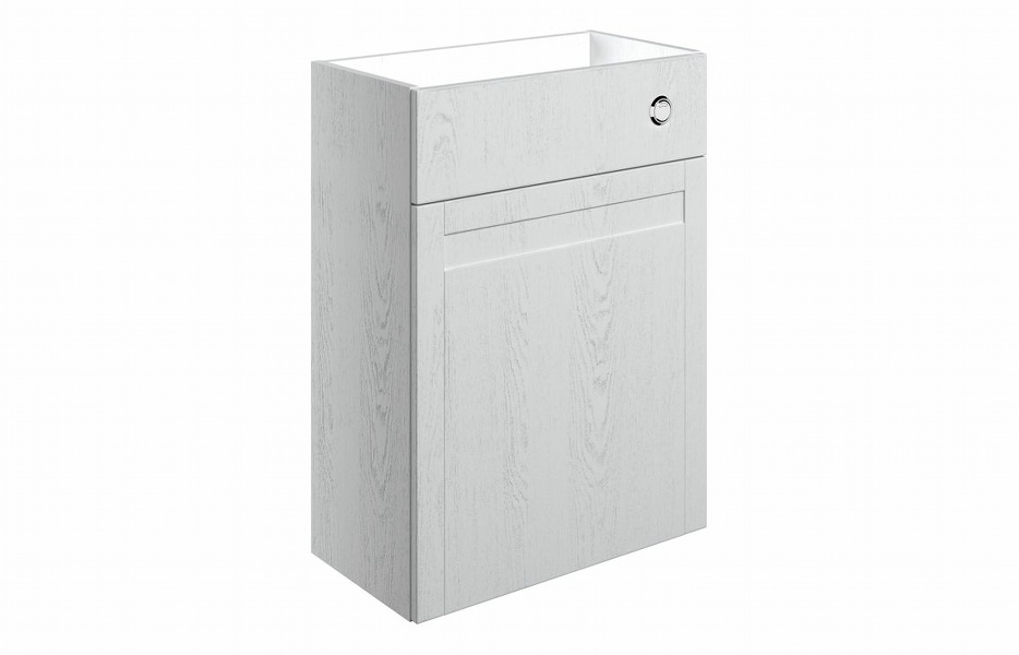 Valinso 600mm WC Unit (No Top) - Satin White Ash