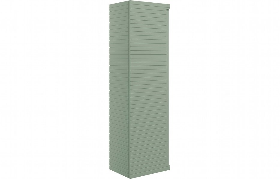 Sight 350mm Wall Hung 1 Door Tall Unit - Matt Willow Green