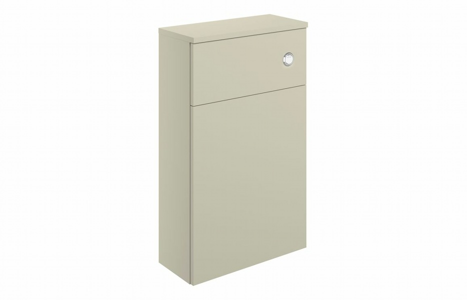 Plush 503mm Floor Standing WC Unit - Matt Cotton