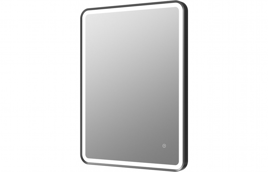 Maris 600mm Rectangle Front-Lit LED Mirror - Matt Black