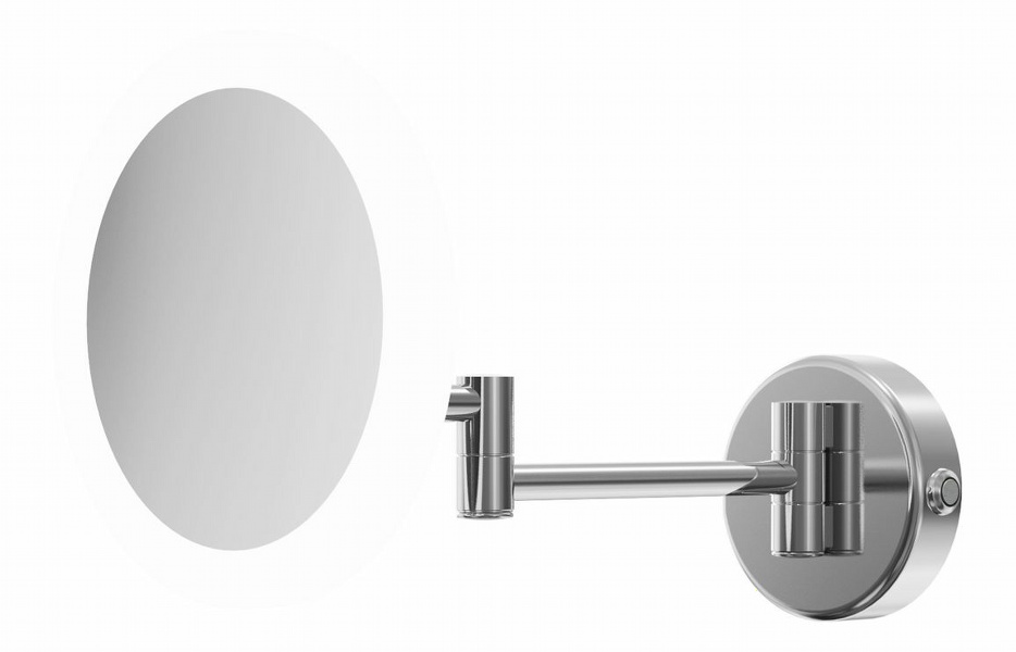 Burton Round LED Cosmetic Mirror - Frameless