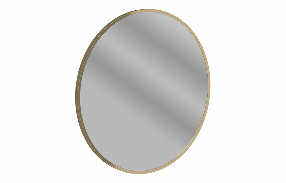 Rikso 500mm Round Mirror - Brushed Bronze