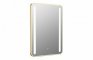 Tier 500x700mm Rounded Front-Lit LED Mirror - Brushed Brass