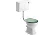 Avignon Low Level WC & Sage Green Soft Close Seat