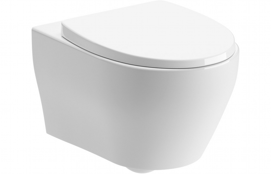 Rennes Slim Soft Close Toilet Seat - White