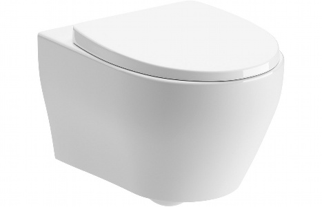 Rennes Slim Soft Close Toilet Seat - White
