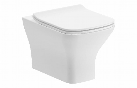 Nicey Rimless Comfort Height Back To Wall WC & Slim Soft Close Seat